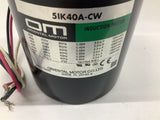 Oriental Motor 5IK40A-CW Induction Motor 40 W 230 V 50/60 Hz 0.34 A 1500 r/min