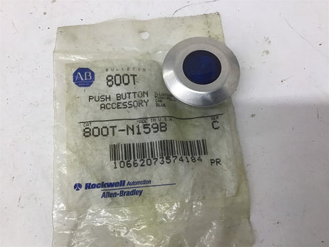 Allen-Bradley 800T-N159B Blue Push-Pull Pushbutton Accessory