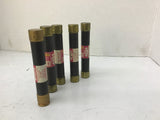 Fusetron FRS-10 Dual Element Time Delay Fuses 600 V Lot Of 5