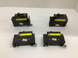 Square D EH84 Circuit Breaker 1 Pole 227 VAC Lot Of 4