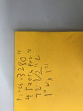 Gear Rack .3280" Pitch x 4 Teeth Per Inch x 72-1/2" L x 1" W x 1" Tall