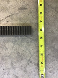 Gear Rack .3280" Pitch x 4 Teeth Per Inch x 72-1/2" L x 1" W x 1" Tall