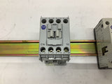 Allen-Bradley 100-C16*10 Lot of 2 W/ 140M-C2E W/ Din Rail 19" L 1 1/4" W