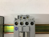Allen-Bradley 100-C16*10 Lot of 2 W/ 140M-C2E W/ Din Rail 19" L 1 1/4" W