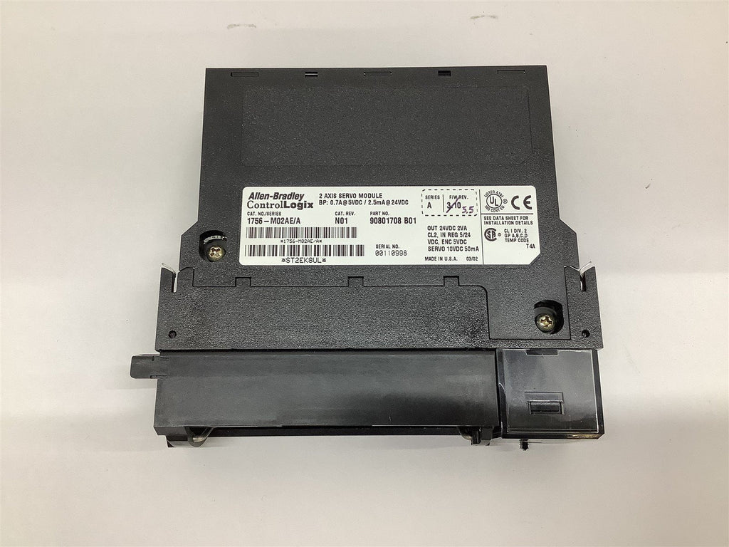 Allen-Bradley 1756-M02AE/A 2 Axis Servo Module 0.7 A 5 VDC