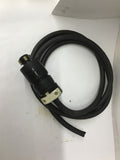 Hubbell 21415B Turn and Pull Locking Plug 20A 250 VDC 8' Long Cable