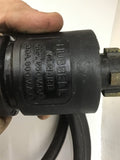 Hubbell 21415B Turn and Pull Locking Plug 20A 250 VDC 8' Long Cable
