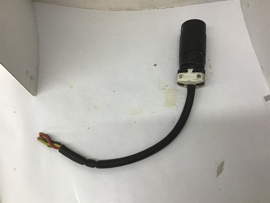 Hubbell 21415B Turn and Pull Locking Plug 20 A 250 VDC