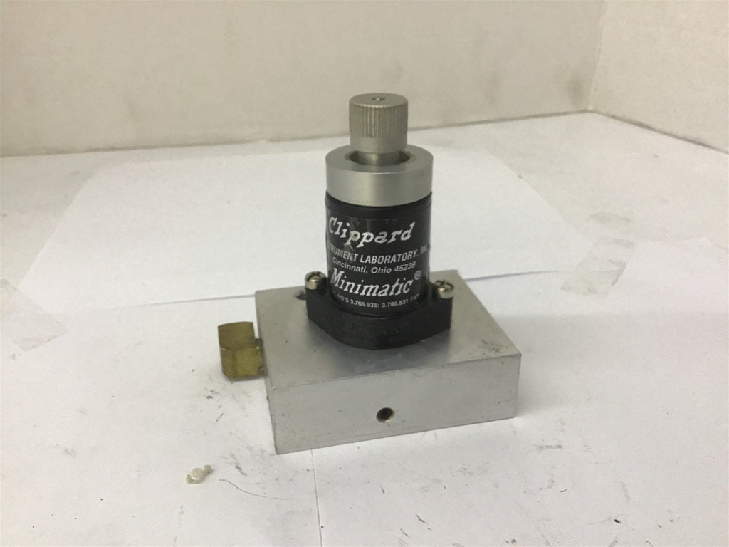 Clippard R331 3-Way Delay Valve W/ Base and Attachment