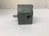 Lubriquip 540-800-111 Gear Pump 11/16" In/Out Ports 1/2" Shaft OD 1/8" Key
