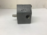 Lubriquip 540-800-111 Gear Pump 11/16" In/Out Ports 1/2" Shaft OD 1/8" Key