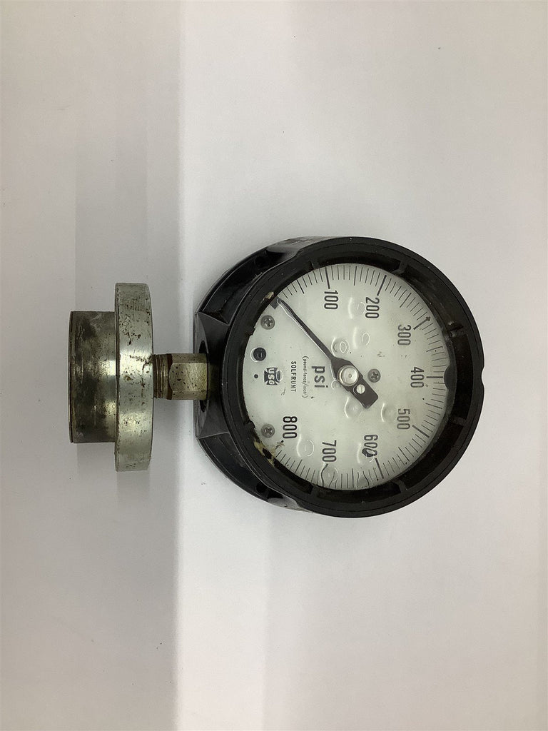 Ametek/M & G Division Diaphragm 316L W/ USG Solfrunt Pressure Gauge 0-800 PSI