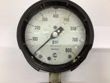 Ametek/M & G Division Diaphragm 316L W/ USG Solfrunt Pressure Gauge 0-800 PSI