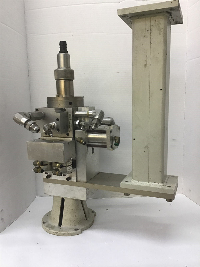 Decker Industries Vacuum Pump C Face Motor Mount 1/4" and 3/4" Ports