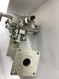 Decker Industries Vacuum Pump C Face Motor Mount 1/4" and 3/4" Ports
