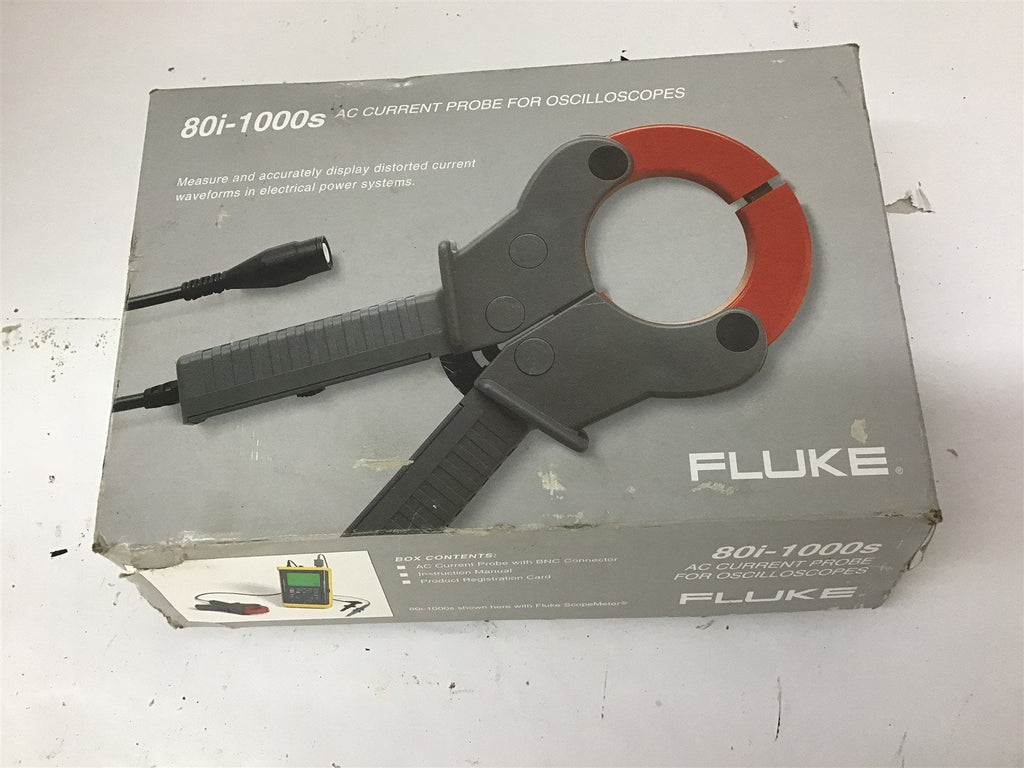 Fluke 80I-1000S AC Current Probe for Oscilloscopes