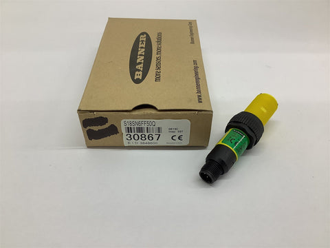 Banner 30867/ S18SN6FF50Q Photoelectric Sensor