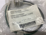 Brad Harrison 40910 Mini-Change Molded Connectors Lot Of 4