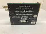 Lambda LFS-42-5 Regulated Power Supply 85-132 VAC 47-63 Hz 250-350 VDC