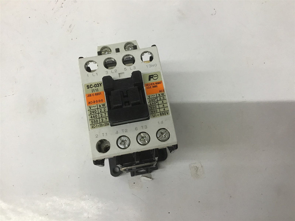 Fuji Electric SC-03Y Contactor 3PH 110-120V