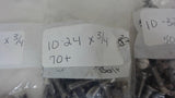 LOT OF 300+ COUNTERSUNK SCREWS STAINLESS STEEL
