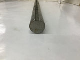 Shaft Stock 25 1/2" L 1" OD 1/4" Key W