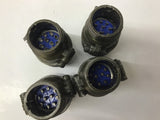Amphenol 97-3106B18-1S 10 Pin Female Connecter Lot Of 4