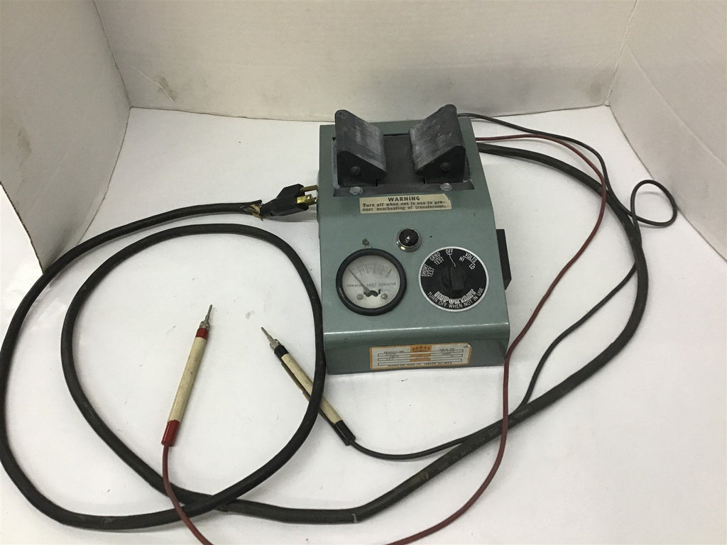 Crown Ind. 2501 Armature Tester 115 V 50/60 Hz 6 Amps