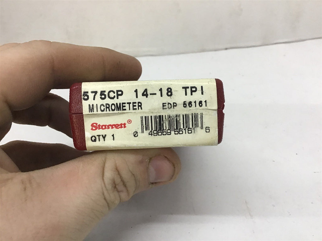 Starrett 575CP Micrometer 14-18 TPI
