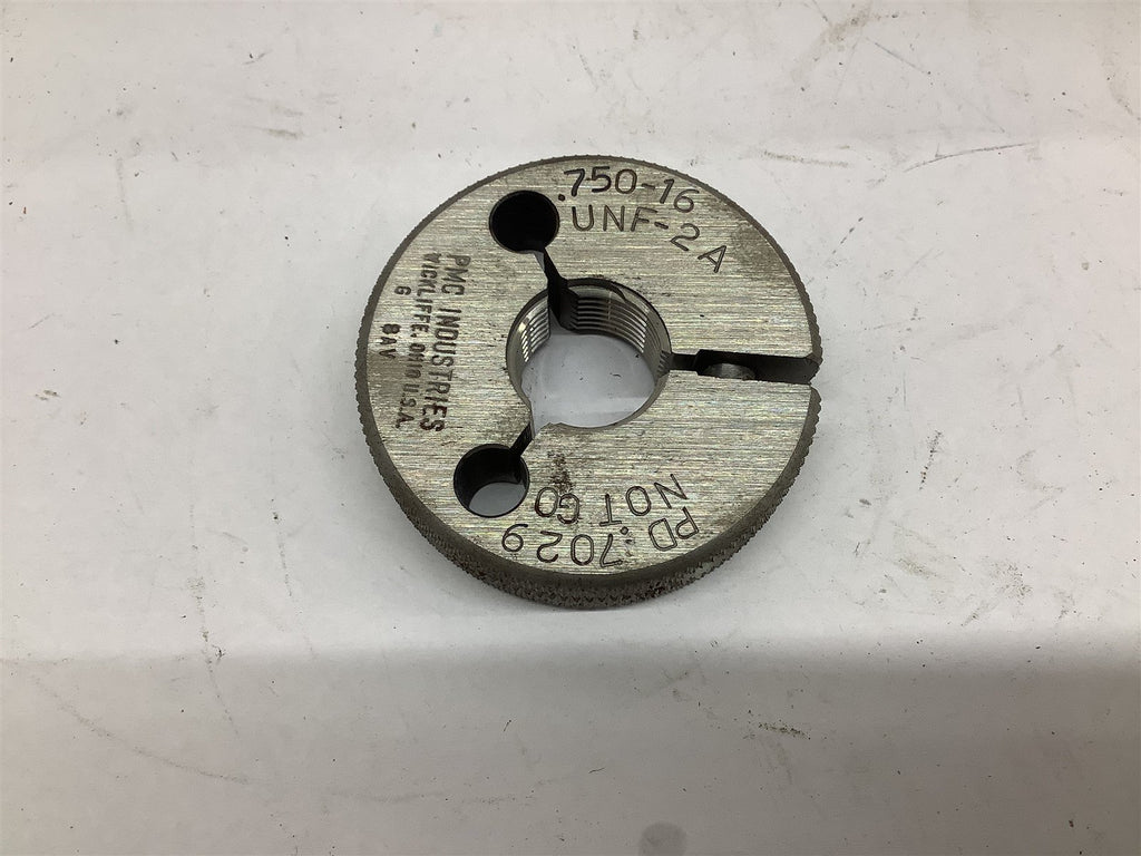 PMC Industries .750-16 UNF-2A NO GO .7029 Thread Ring Gage – BME ...