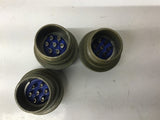 Amphenol MS3106A16S-1S Connector Lot Of 3