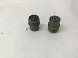 Amphenol MS31-06F16S-1S Connector Lot Of 2