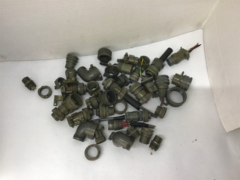 Amphenol Connectors And Pieces Assorted Lot Of 30