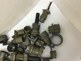 Amphenol Connectors And Pieces Assorted Lot Of 30