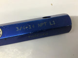 Thredco 3/4-14 NPT L1 Plug Thread Gage