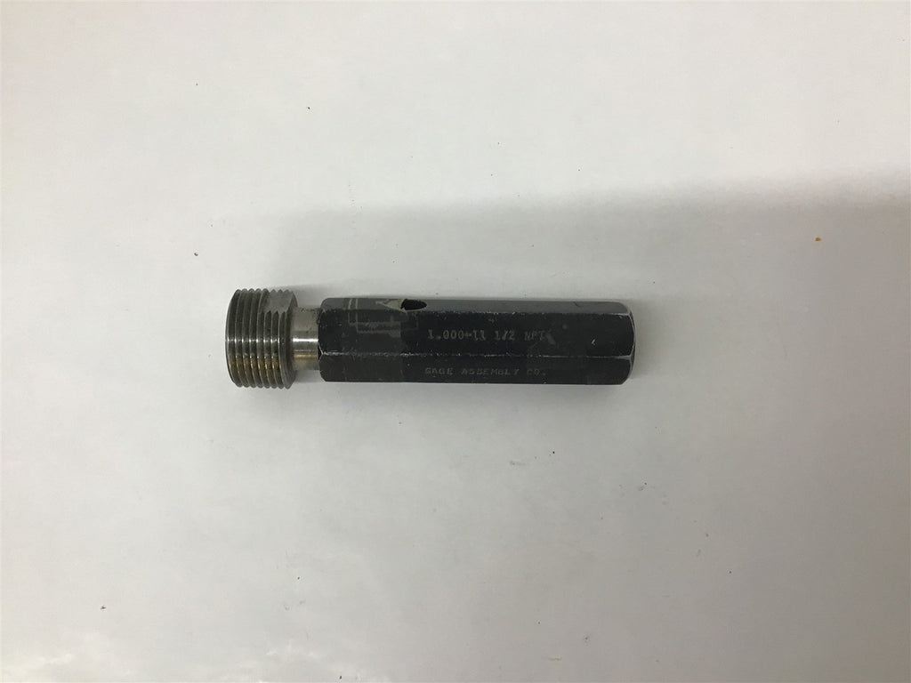Gage Assembly Co 1.000-11 1/2 NPT Plug Thread Gage
