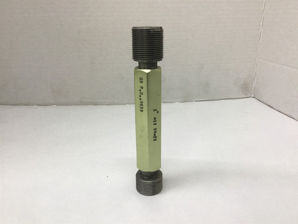 Do All 1" -18 UN-2B Plug Thread Gage NO GO .9701 GO .9639