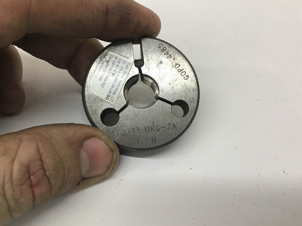1/2-13 UNC-2A Thread Ring Gage GO .4485