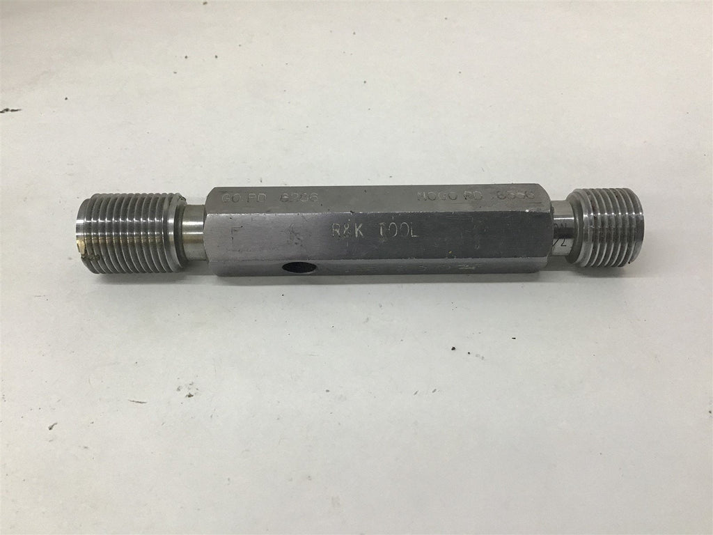 RK Tool 7/8-14 UNF-2B Thread Plug Gage GO .8286 NOGO .8356