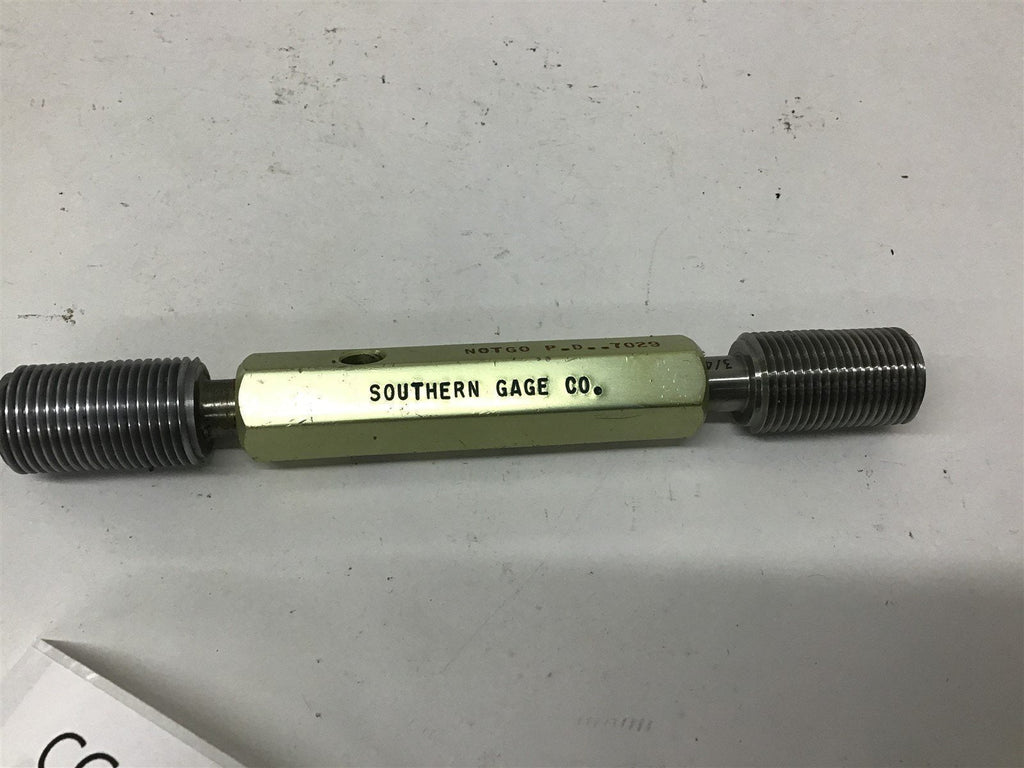 Southern Gage 3/4-16 UNF-2A Thread Plug Gage GO .7079 NOGO .7029