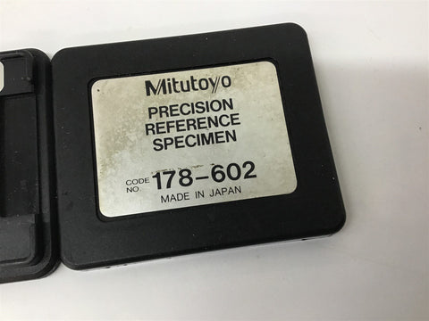 Mitutoyo 178-602 Precision Reference Specimen – BME Bearings and Surplus