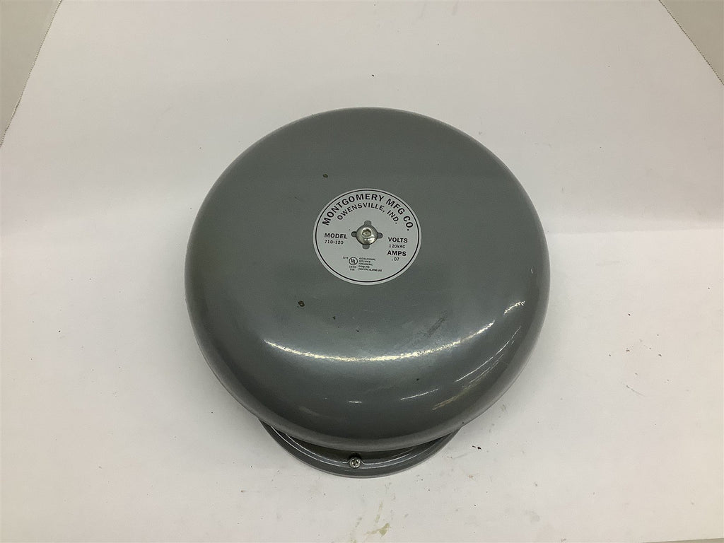 Montgomery MFG Co 710-120 Alarm Bell 120 VAC 0.07 Amps