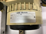 ABB Motors MT71B14-4 0.3 kW 110 V 1700 RPM 4 P 60 Hz W/ Belt Grinder