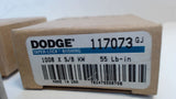 2 - DODGE TAPER-LOCK BUSHING - 117073  - 1008 X 5/8 KW - NEW
