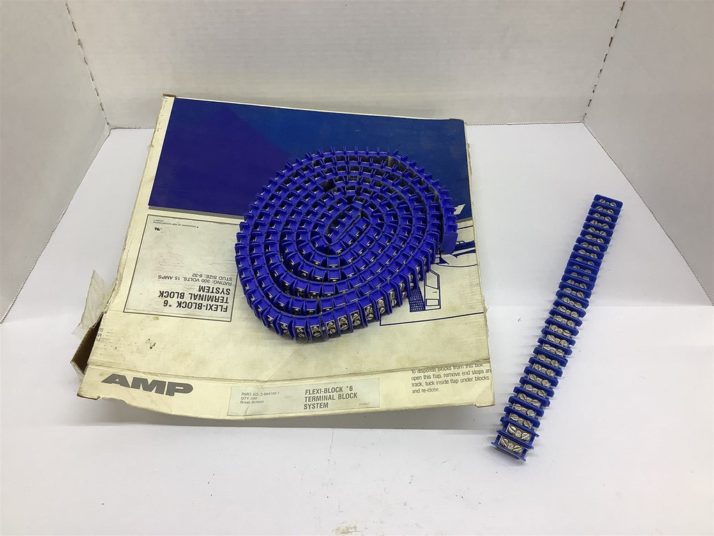 AMP 2-604102-1 Flexi-Block 6 Terminal Block System 200 Piece 7' L