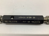 R&K Tool 3/8-18 NPSM 2B Threaded Plug Gage GO .6270 NO GO .6329
