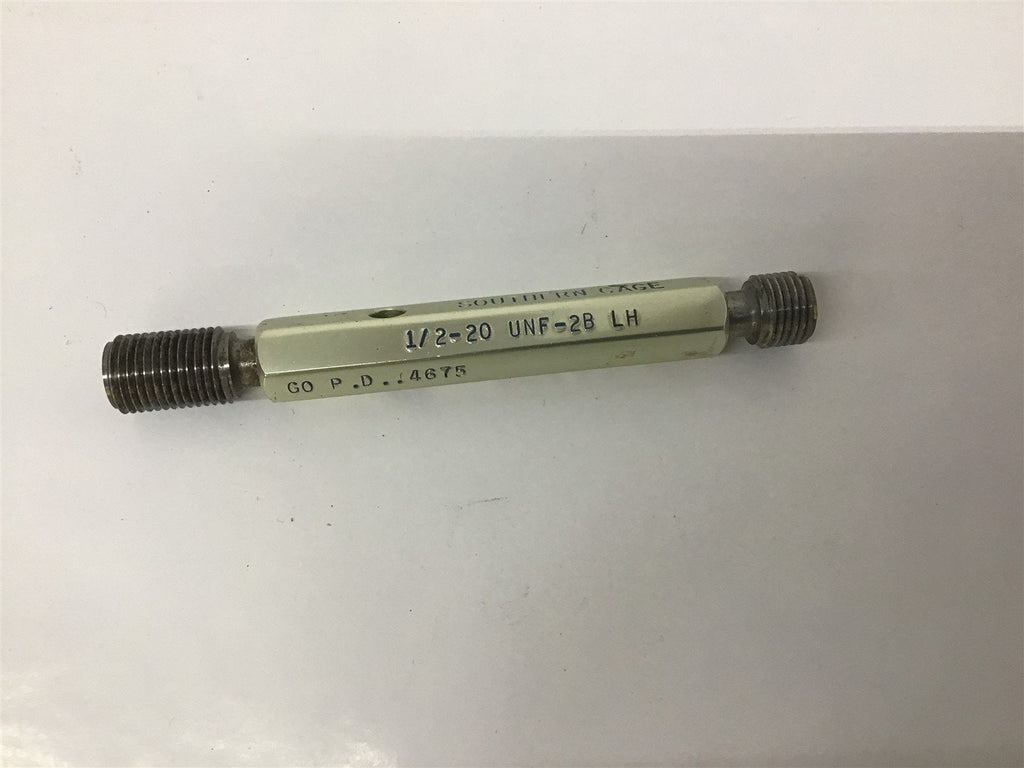 Southern Gage 1/2-20 UNF-2B LH threaded Plug Gage