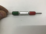 Dundick .109 Go .111 No Go Plug Gage