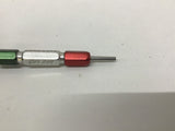 Dundick .109 Go .111 No Go Plug Gage