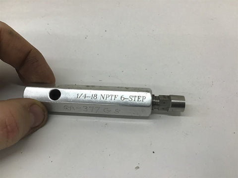 PMC Industries 1/4-18 NPTF 6-Step Pipe Thread Gage Inspection Gage ...